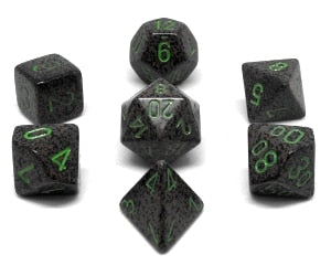 CHX25310 Earth Speckled 7PC Polyhedral Set image 0